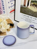 叁旬印象泡茶馬克杯創(chuàng  )意漸變陶瓷帶蓋茶水分離辦公室情侶杯子過(guò)濾水杯 印象馬克杯(漸變款)_薰衣紫 曬單實(shí)拍圖