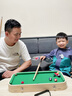 可優(yōu)萌兒童臺球桌面玩具6合一家用小型桌球8至14歲3-6男孩生日禮物新年 72cm六合一丨臺球+飛行棋+斗獸棋+冰球+彈彈棋+保齡球 室內臺球玩具可折疊 曬單實(shí)拍圖