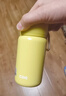 希樂(lè )（cille）迷你便攜保溫杯316不銹鋼學(xué)生上學(xué)高顏值杯子男女戶(hù)外時(shí)尚口袋杯 XB25110-200毫升黃色 316不銹鋼便攜纖巧口袋杯 曬單實(shí)拍圖