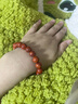 石玥珠寶精品10-11mm涼山南紅瑪瑙手串本命年轉運珠手鏈男女士款禮物 曬單實(shí)拍圖