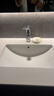九牧（JOMOO）臺下盆嵌入式陶瓷洗手盆橢圓方形衛生間方形洗臉盆洗漱臺家用單盆 24方形（全套配件） 曬單實(shí)拍圖
