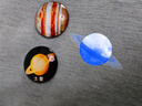 獅勒八大行星模型玩具太陽(yáng)系星球冰箱貼磁力貼宇宙星球冰箱貼兒童禮 36個(gè)全套宇宙冰箱貼 曬單實(shí)拍圖
