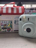 INSTAX富士instax立拍立得 一次成像相機 mini12（mini11升級款）薄荷綠 曬單實(shí)拍圖
