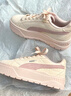 彪馬（PUMA）厚底鞋|復古增高小白鞋女款冬美拉德松糕鞋KARMEN 397457 粉色-迷霧紫-11 39 曬單實(shí)拍圖