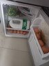 三菱小冰箱迷你小型家用冷藏冷凍宿舍出租房雙門(mén)辦公室電冰箱一級能效 46L銀色【四天約一度電】 曬單實(shí)拍圖