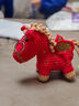 右客新款2026天使小馬年掛件馬鞍鉤織鉤針編織材料包手工diy新年禮物 新年紅色天使小馬掛件【材料包+教程】 曬單實(shí)拍圖