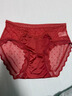 貓人紅色內褲女士性感蕾絲2025新款貴婦本命年圣誕結婚禮物女生三角褲 【紅運桃花+圓滿(mǎn)波點(diǎn)+流光刺繡】 3條 L 【110-140斤】 曬單實(shí)拍圖
