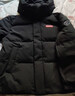 鴨鴨（YAYA）孫穎莎同款情侶羽絨服男女短款防風(fēng)保暖冬季新款韓版寬松面包服 星空黑色 2XL 【建議170-190斤】 曬單實(shí)拍圖
