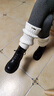 莫代爾女士腿套銀標針織女款秋冬季襪套雪地靴堆堆襪冬季襪子 曬單實(shí)拍圖
