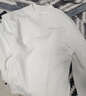 布先生小高領(lǐng)加厚保暖長(cháng)袖打底T恤男秋冬打底衫 象牙白 L/175  曬單實(shí)拍圖
