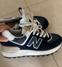 NEW BALANCE NB574LG官方休閑鞋男鞋女秋冬鞋厚底情侶低幫潮流百搭復古運動(dòng)鞋 藏青色 U574LGBB 41.5 (腳長(cháng)26cm) 曬單實(shí)拍圖