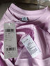 班尼路純棉白色長(cháng)袖T恤女2026年春秋女裝新款潮流休閑寬松內搭打底衫 丁香紫#雙層小紫花K S 【柔軟親膚】 曬單實(shí)拍圖