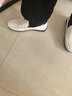老人頭樂(lè )福鞋男2025冬季新款真皮透氣豆豆鞋軟底軟皮一腳蹬休閑皮鞋男 白色 42 曬單實(shí)拍圖