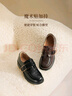 森達牛津鞋女2025秋新商場(chǎng)同款厚底休閑單鞋XUK01CA5 黑色 37 曬單實(shí)拍圖