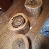 簡(jiǎn)諾家香樟木墩子原木凳子全實(shí)木樹(shù)墩圓木樁大板支架配椅換鞋凳 高30直徑35-39cm 曬單實(shí)拍圖