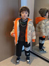 G.duck小黃鴨童裝男童冬季棉衣2025新款兒童加厚羽絨棉服男寶寶冬裝棉襖 卡其色 現貨發(fā)貨 130 (建議115-125cm 7-8周歲) 曬單實(shí)拍圖