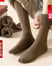 南極人毛圈小腿女襪加絨加厚女士襪子女睡眠襪保暖襪地板長(cháng)筒秋冬襪5雙 曬單實(shí)拍圖