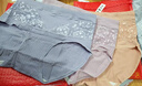 浪莎媽媽女士?jì)妊澟兠薮蟠a中老年全棉3條加肥加大深襠寬松舒適短褲 曬單實(shí)拍圖
