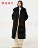 坦博爾（Tanboer）馬年長(cháng)款羽絨服女過(guò)膝可脫卸帽冬天保暖加厚外套TBF550836T 黑色 M (165) 曬單實(shí)拍圖