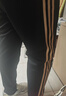 阿迪達斯（adidas）運動(dòng)褲男秋冬運動(dòng)戶(hù)外休閑衛褲跑步運動(dòng)褲 黑金收腿褲? 黑金 L 曬單實(shí)拍圖