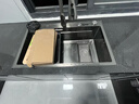 JOMOW九牧王5.0加厚廚房水槽大單槽304不銹鋼洗菜盆洗碗壓紋集渣一體盆 頂配75*45【5.0加厚】集渣雙重過(guò)濾 曬單實(shí)拍圖