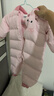 巴拉巴拉童裝嬰兒羽絨服連體衣寶寶2025新款冬裝加厚保暖哈衣爬服萌趣造型 曬單實(shí)拍圖