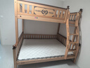 金多喜兒童床上下床高低床上下層實(shí)木床雙層床成人上下鋪 進(jìn)口櫸木 【禾木】爬梯款+上下床墊 1500mm*1900mm 曬單實(shí)拍圖
