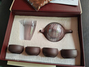 紫來(lái)順宜興原礦紫泥石瓢壺套組一壺四杯實(shí)用春節新年正宗手工紫砂壺禮盒 景舟石瓢壺紫泥小杯套組 曬單實(shí)拍圖