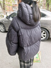 圖圖小象童裝女童羽絨服加厚保暖冬裝新款90白鴨絨百搭羽絨外套 黑色 150 曬單實(shí)拍圖