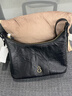 半坡飾族（bampo）金元包大號 頭層牛皮hobo包單肩包秋冬新款斜挎腋下包女新年禮物 墨碳黑930 曬單實(shí)拍圖