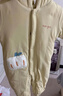 童泰（TONGTAI）嬰兒連體衣冬季純棉夾棉寶寶衣服新生兒連帽哈衣爬服黃色73cm 曬單實(shí)拍圖