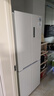 東芝（TOSHIBA）白珍珠450高容全嵌十字四開(kāi)門(mén)60cm超薄零嵌入式自動(dòng)制冰一級能效風(fēng)冷無(wú)霜國家補貼家用電冰箱 GR-RF450WI-PM151熒紗白 曬單實(shí)拍圖