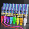 AUCS led熒光板專(zhuān)用筆粗 黑板熒光筆熒光板筆POP筆麥克筆海報廣告畫(huà)筆彩色超市促銷(xiāo) 8mm/6mm 8支/8色 曬單實(shí)拍圖
