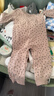 嬰兒春秋新品爆款100棉無(wú)骨套頭連體大碼寶寶純棉爬爬服家居睡衣 小碎點(diǎn) 肩扣套頭連體衣 90cm 23-28斤寶寶 曬單實(shí)拍圖