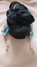 慵懶盤(pán)發(fā)包抓夾花苞丸子頭自然蓬松發(fā)包后腦飽增發(fā)假頭發(fā)抓夾發(fā)圈 貴氣千金發(fā)包【自然黑】 曬單實(shí)拍圖