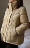 俏聞（QIAOWEN）立領(lǐng)羽絨服女2025冬季新款小個(gè)子時(shí)尚氣質(zhì)30歲40保暖白鴨絨外套女 卡其色（面料升級版）白鴨絨 2XL 曬單實(shí)拍圖