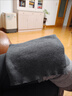秋冬羊絨脖套男女頸椎假領(lǐng)加厚保暖羊毛線(xiàn)針織護脖子圍巾套頭圍脖 灰色【雙層加厚脖套J】 曬單實(shí)拍圖