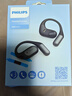 飛利浦（PHILIPS）骨傳導藍牙耳機概念不入耳開(kāi)放式真無(wú)線(xiàn)掛耳式耳夾式運動(dòng)跑步長(cháng)續航游戲通話(huà)降噪TAA3719-黑 曬單實(shí)拍圖