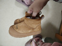 婧麒兒童棉靴冬季加絨加厚保暖寶寶鞋子防滑軟底嬰兒鞋男童雪地靴 駝色 25 碼 內長(cháng)15cm 適合腳長(cháng)14cm 曬單實(shí)拍圖