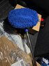 悅卡洗車(chē)拖把 汽車(chē)撣子擦車(chē)拖把刷車(chē)刷子軟毛工具用品可伸縮洗車(chē)刷-藍 曬單實(shí)拍圖