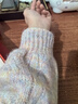 2026新款毛衣女寬松軟糯慵懶風(fēng)打底外穿粉色加厚針織衫設計感上衣 粉色 L 曬單實(shí)拍圖