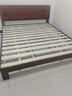 林氏家居實(shí)木床1.8米x2米胡桃木色主臥雙人床架家具小滿(mǎn)系列PK20A 曬單實(shí)拍圖