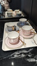 vidsel輕奢咖啡杯碟禮盒套裝結婚禮物送新人高檔情侶杯子喬遷生日伴手禮 曬單實(shí)拍圖