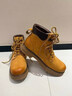 駱駝（CAMEL）復古馬丁靴經(jīng)典厚底增高情侶款戶(hù)外工裝大黃靴男鞋 GE122W7757T 金黃色(男款) 43 曬單實(shí)拍圖