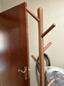 源氏木語(yǔ)實(shí)木掛衣架現代簡(jiǎn)約衣帽架=臥室落地衣架(胡桃色)0.38米掛衣架 曬單實(shí)拍圖
