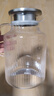 喜碧（Scybe）冷水壺耐熱玻璃涼水壺茶壺大容量冷熱兩用水壺玻璃杯伊諾1800ml 曬單實(shí)拍圖