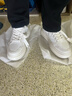 卡賓（CABBEEN）男鞋厚底增高板鞋男高端休閑鞋潮牌輕奢男士小白鞋子 白色    41 曬單實(shí)拍圖