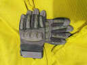 泰冉戰術(shù)手套戶(hù)外運動(dòng)男女騎行登山耐磨防滑作戰訓練格斗拳擊防護手套 【加厚防護+耐磨透氣+指尖觸屏】-卡其色 均碼（全指防護） 曬單實(shí)拍圖