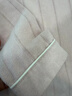 蔓秋 MEJU秋季新品情侶睡衣純棉磨毛絨布高級刺繡家居服全棉長(cháng)袖套裝 粉色 M 男士140斤以?xún)?女士110斤以?xún)?曬單實(shí)拍圖