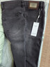 羅蒙（ROMON）尼納灰色牛仔褲男秋冬季新款彈力歐版修身小直筒百搭長(cháng)褲 長(cháng)褲秋冬款 28 曬單實(shí)拍圖